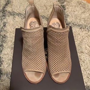 Vince Camuto Peep Toe Booties